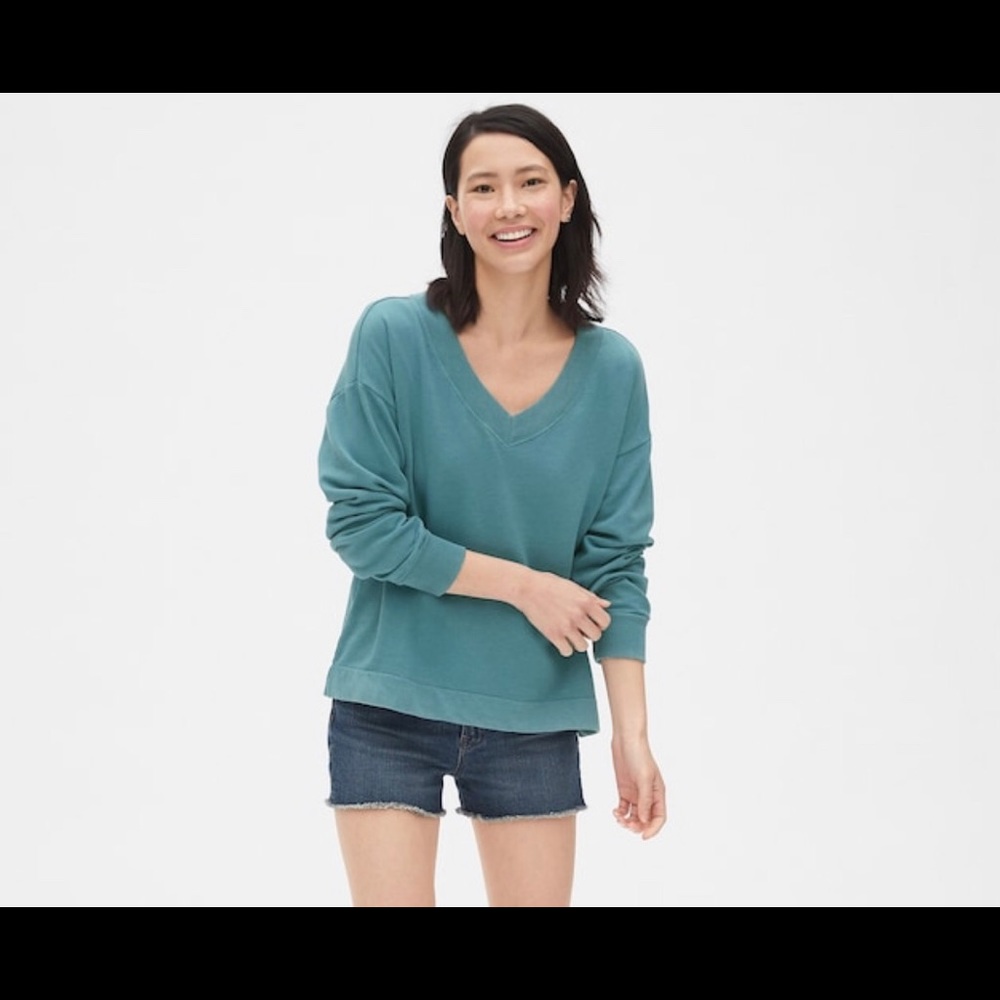 Gap oversized French terry sweatshirt. Lg.